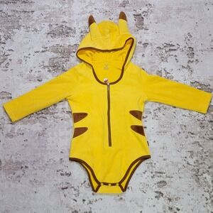 Little For Big Pikachu Romper Bodysuit Womens Small Pokemon Cosplay Costume